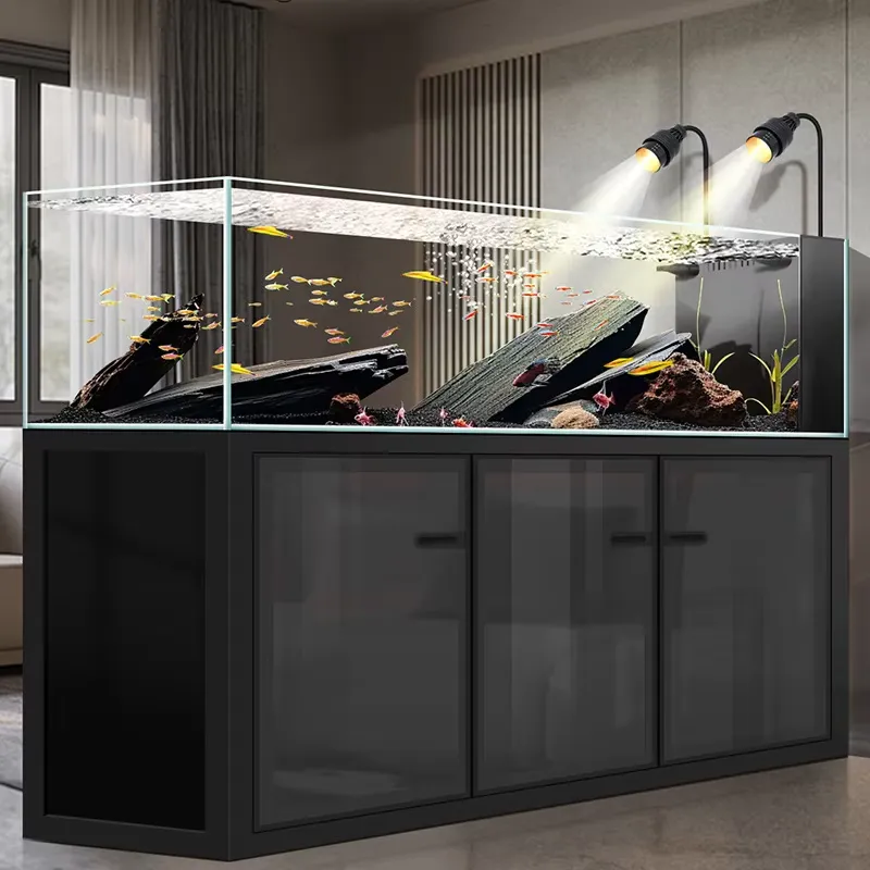 Aquarium Fish And Price - 공장가 240갤런 직사각형 고급 거실용 초백유리