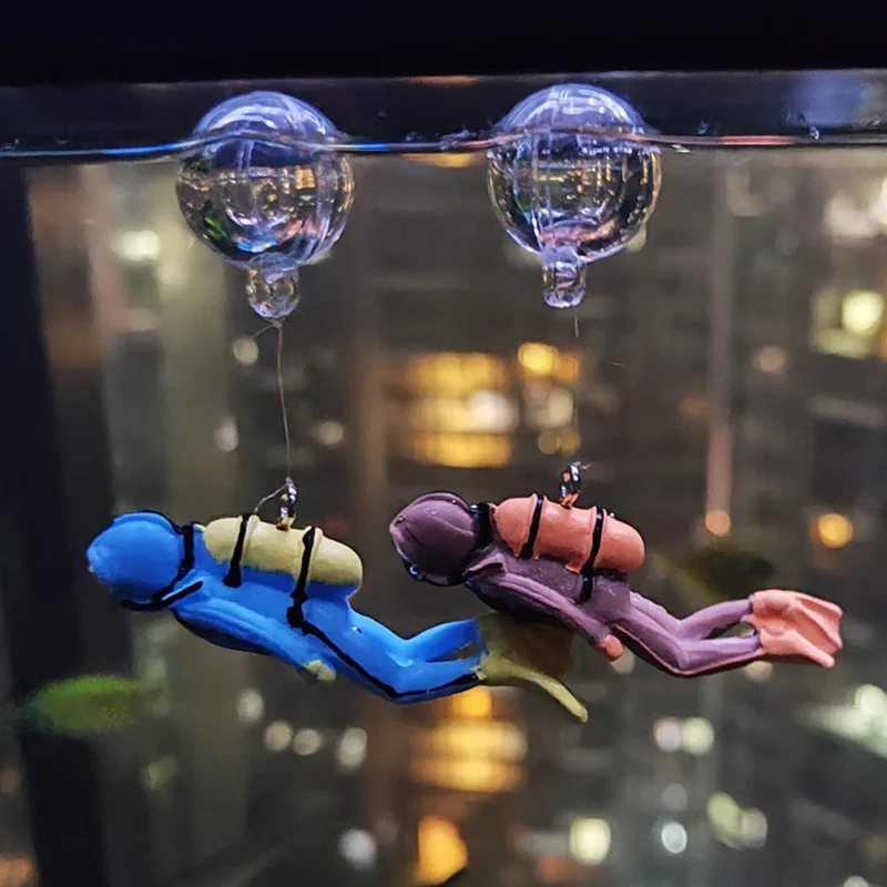Aquarium Fish Cartoon - 1/2pcs 수족관 장식 액세서리 미니 Samll