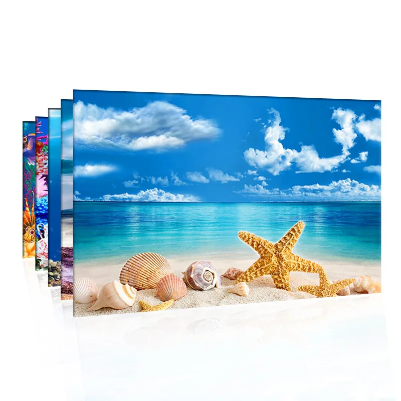 수족관을위한 배경 3d 스티커 포스터 물고기 탱크 수족 - Aquarium Fish Cartoon 리뷰 및 가격
