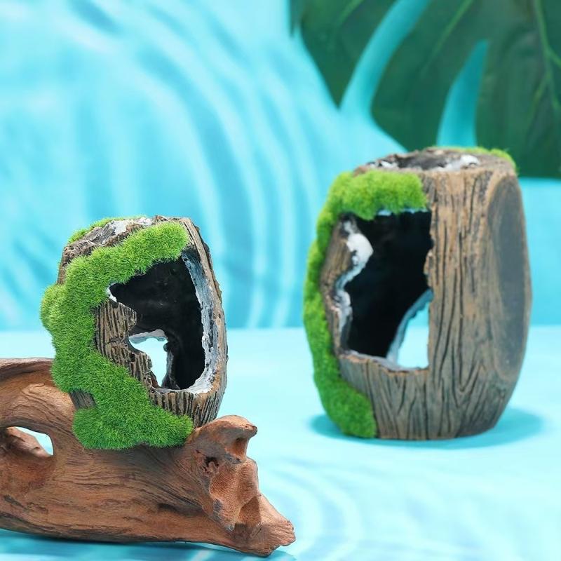 숨김 동굴 수족관 조경 수족관 장식 물고기 은신처 어항 - Aquarium Fish Hide 리뷰 및 가격