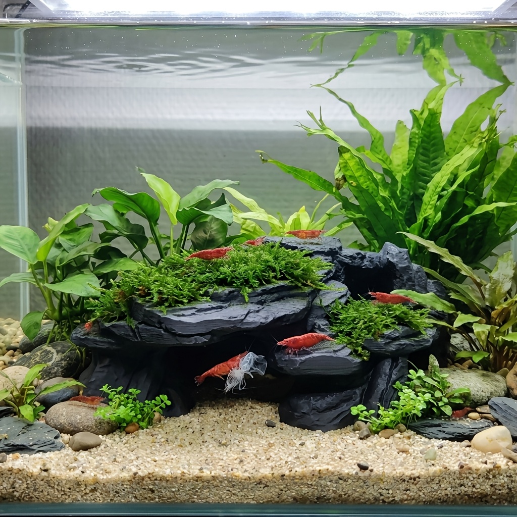 PLA 케이브 아쿠아리움 숨김형 어항 장식, 침몰식 수 - Aquarium Fish Hide 리뷰 및 가격