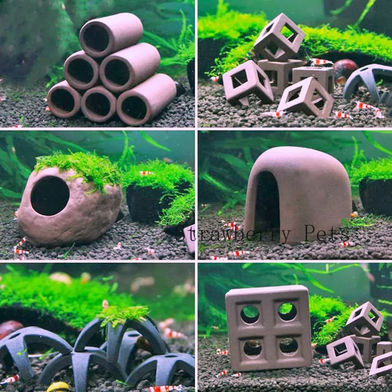 세라믹 수족관 장식 물고기 새우 보호소 집 도자기 전갈 - Aquarium Fish Hiding Places 리뷰 및 가격