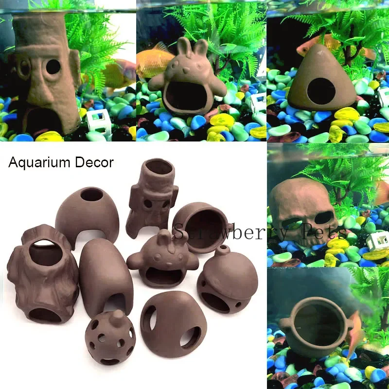 세라믹 수족관 장식 물고기 새우 보호소 집 도자기 전갈 - Aquarium Fish Hiding Places 리뷰 및 가격