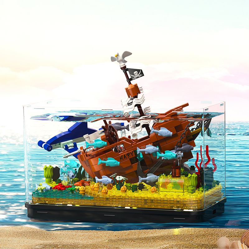 MOC 타이타닉 크루즈 라인 해적선 어항, 라이트 빌딩 - Aquarium Fish Keeping 리뷰 및 가격