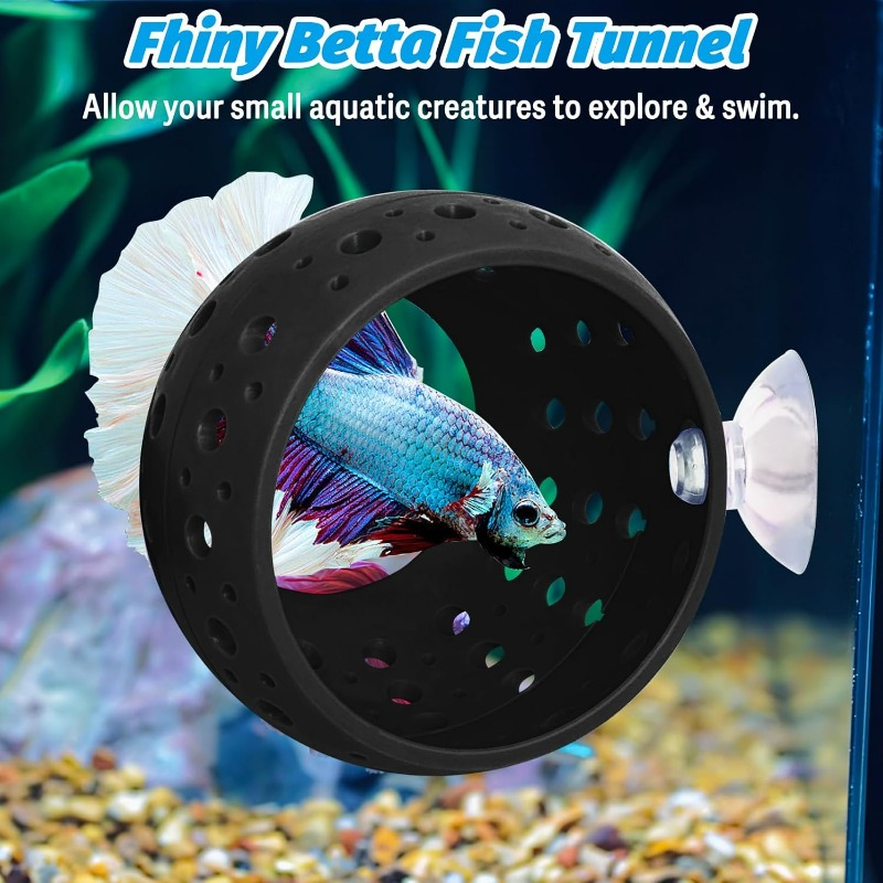 베타 벌브 터널 어항 물고기 은신처 (흡착컵 포함) - - Aquarium Fish Hide 리뷰 및 가격