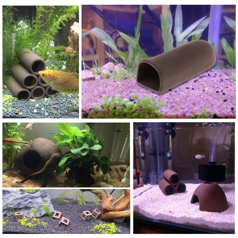 수족관 장식 바위 동굴 세라믹 보호소 새우 서식지 번식 - Aquarium Fish Hide 리뷰 및 가격