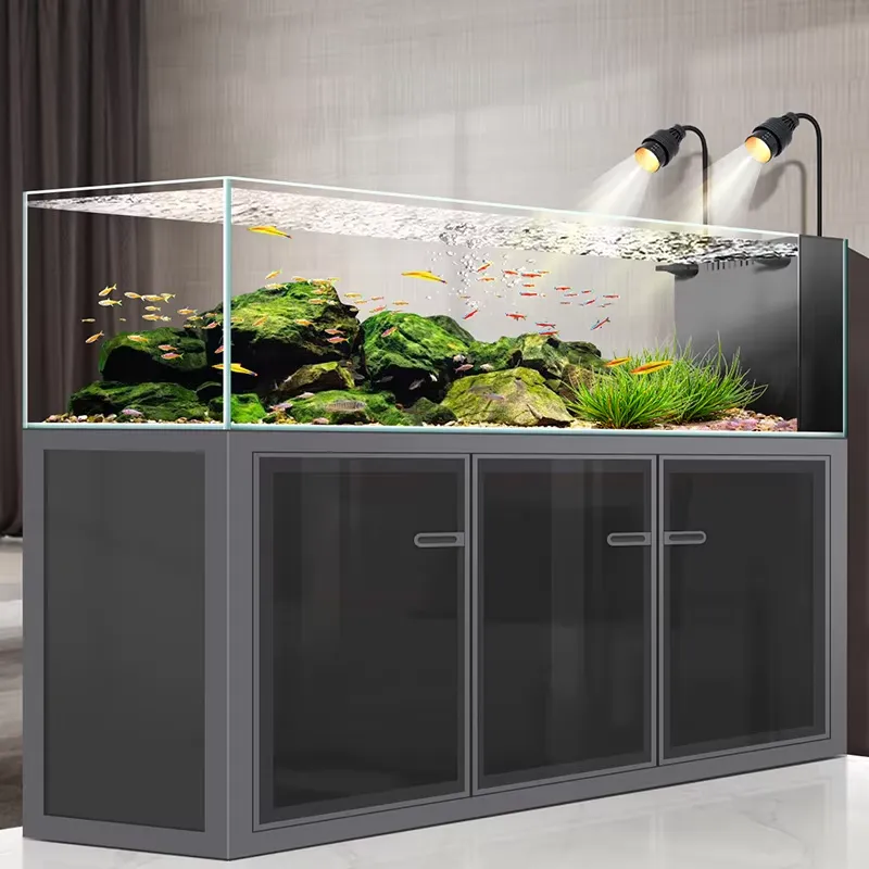 공장가 240갤런 직사각형 고급 거실용 초백유리 어항  - Aquarium Fish And Price 리뷰 및 가격