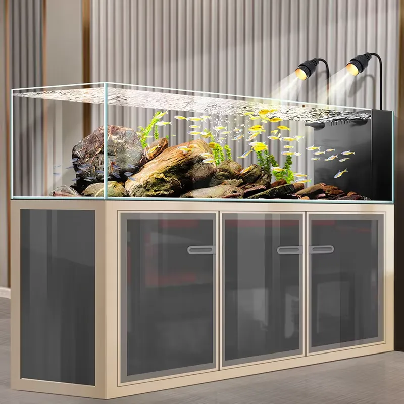 공장가 240갤런 직사각형 고급 거실용 초백유리 어항  - Aquarium Fish And Price 리뷰 및 가격