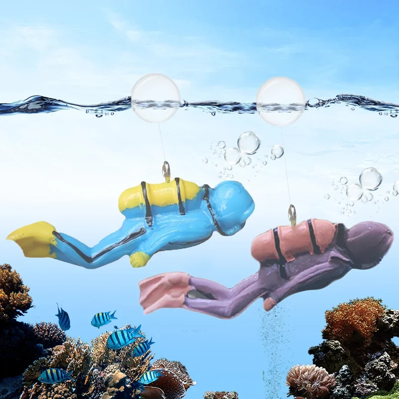 1/2pcs 수족관 장식 액세서리 미니 Samll 장식 - Aquarium Fish Cartoon 리뷰 및 가격