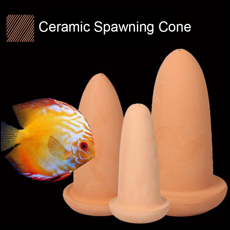 원반 물고기 및 천사 물고기 번식 콘, 세라믹 산란종, - Aquarium Fish Hiding Places 리뷰 및 가격